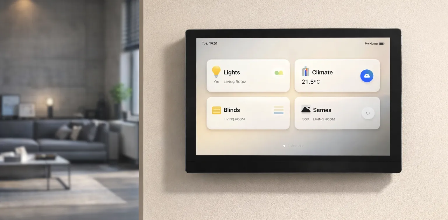 Smart Home Wall Display with Android