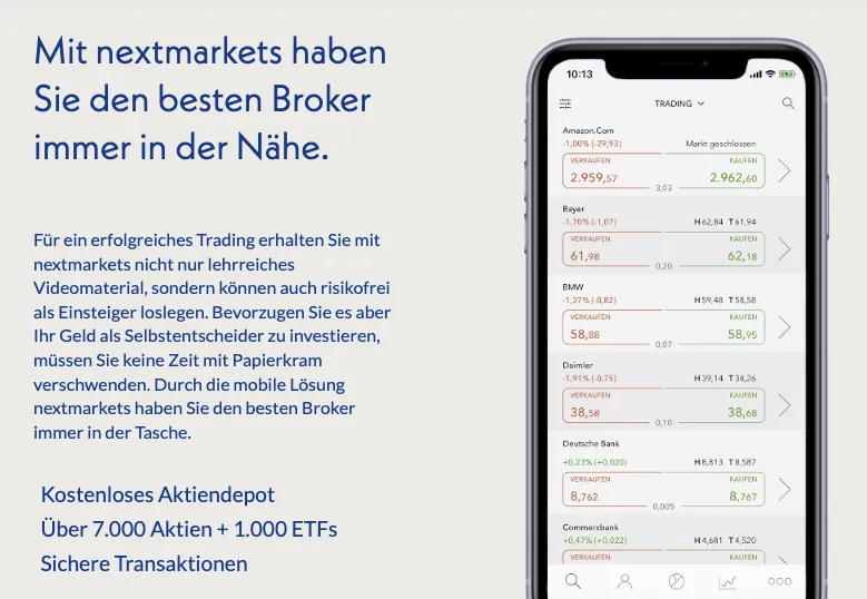 HubSpot Landingpages für nextmarkets AG