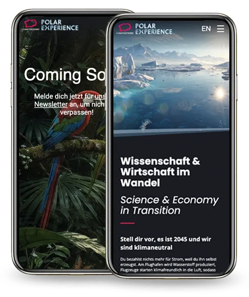 KI Fotos für Ausstellungs-Webseite