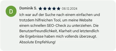 Bewertung