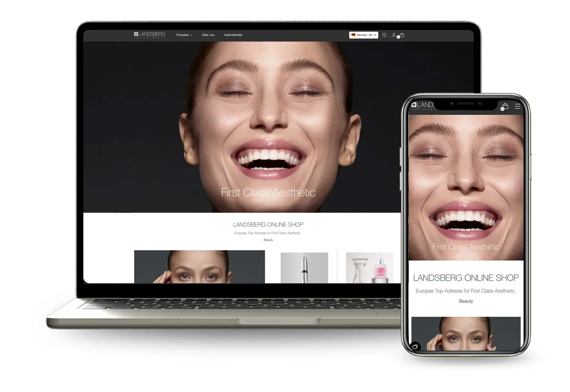 Webdesign Use Case Landsberg Online-Shop