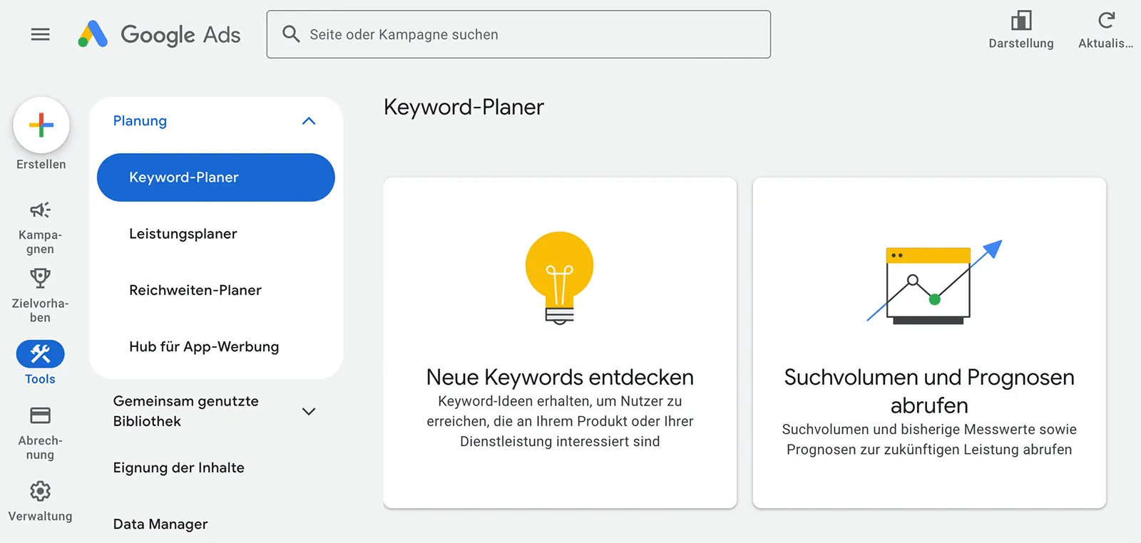 Google Keyword Planner