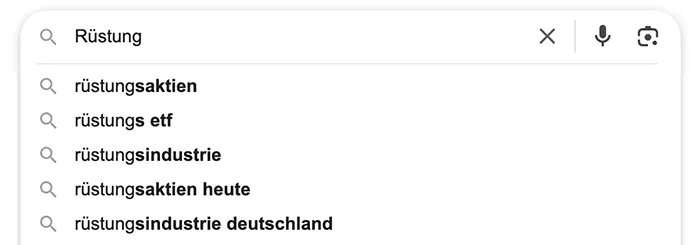 Long Tail Keywords mit Google Suggest