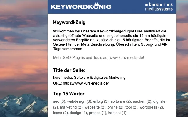 Keywordkönig Plugin